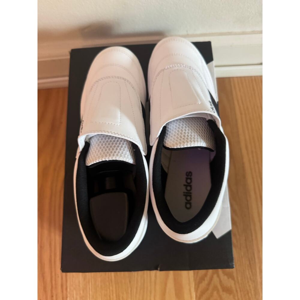 New in Box Adidas Black White Tekwen Slip On Sneaker Sz 7 Women’s - Picture 5 of 12